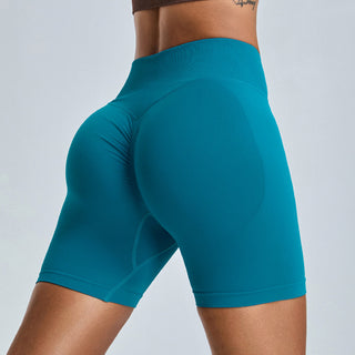 Seamless Yoga Shorts Women's Three-point High Waist - Phosgene