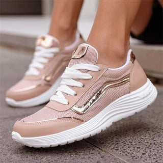 Lace-up Sports Style Low-top Shoes Women - Phosgene