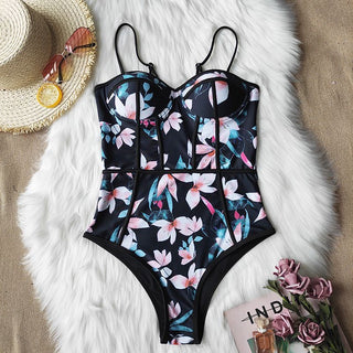 Swimming Women One-Piece Swimwear Bikini Suit - Phosgene