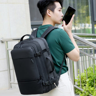 Waterproof Derm Capacity Scalable Travel Bag Multi-functional Computer Backpack - Phosgene