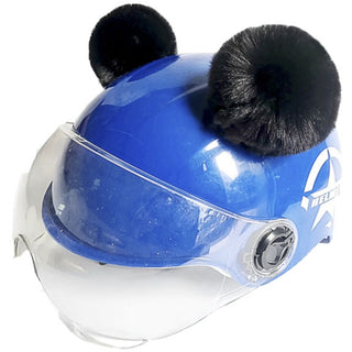 Hairball Ears Helmet Ornaments Skiing Cute Personality - Phosgene