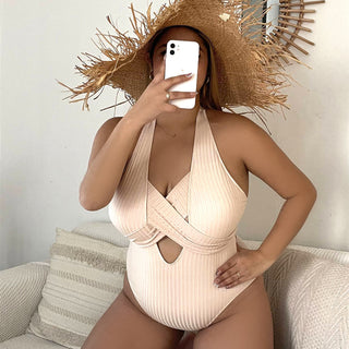 Women's Fashion Plus Size One Piece Swimwear - Phosgene