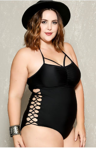 Plus size one-piece swimsuit - Phosgene