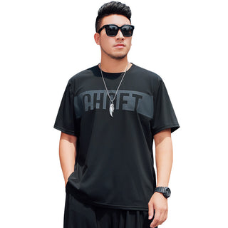 Silk Short-sleeved Men's Trend Loose And Cool T-shirt Phosgene