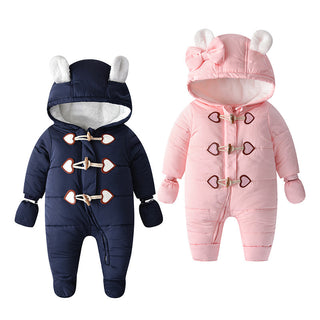 Baby Onesie Horn Buckle Hayi Baby Crawling Suit Clothes - Phosgene