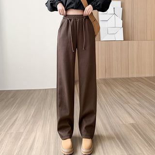 Women's Fall Winter Fashion Drawstring Loose Casual Pants - Phosgene