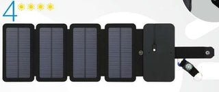 Outdoor Folding Solar Panel Charger Portable 5V 2.1A USB Output Devices Camp Hiking Backpack Travel Power Supply For Smartphones - Phosgene