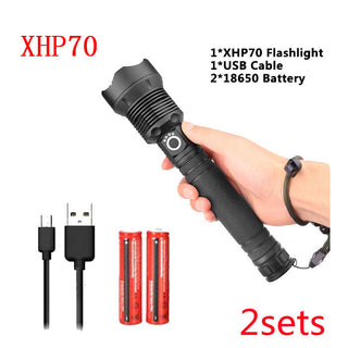 USB Charging Zoom P50 Flashlight - Phosgene