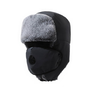 Ushanka Men's Windproof Earflaps Warm Hat Outdoor - Phosgene