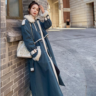 Women's Winter Long Cotton Jacket - Phosgene