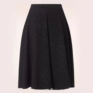 Skirt Printed Elastic Waist Slimming Skirt - Phosgene