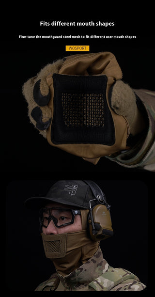 WoSporT Knight Camouflage Headgear - Phosgene