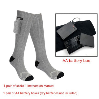 Warm Long Thick Electric Heating Socks - Phosgene