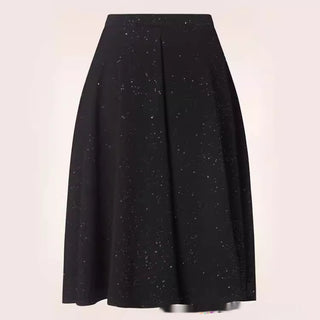 Skirt Printed Elastic Waist Slimming Skirt - Phosgene