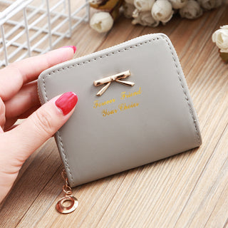 Women's Zipper Short Coin Purse Phosgene