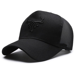 Deer Head Rear Mesh Tall Crown Baseball Cap Men's Summer Breathable - Phosgene