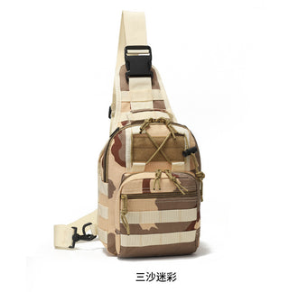 Oxford Cloth Cycling Bag Camouflage Outdoor Sports Small Chest Pannier Bag - Phosgene