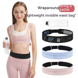 Invisible Multifunctional Running Mobile Phone Bag Waist Bag - Phosgene