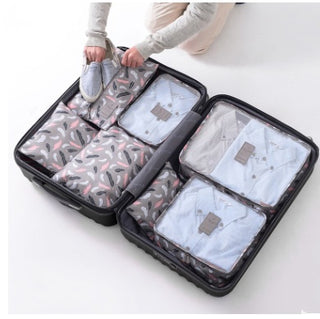 Durable Waterproof Nylon Packing Cube Travel Organizer Bag - Phosgene