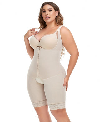 Large Size Corset Girdle Belt Postpartum Shaping Belly Belt Europe And The United States Female One-piece Shapewear - Phosgene