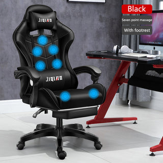 Men's Computer Home Comfort Ergonomic Dormitory Gaming Seat Swivel Chair - Phosgene