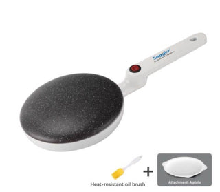 Breakfast Crepe Maker Spherical Non-stick Baking Pan, One Stick, Two Flips Phosgene