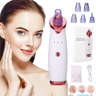 Blackhead Remover Instrument Black Dot Remover Acne Vacuum Suction Face Clean Black Head Pore Cleaning Beauty Skin Care Tool - Phosgene