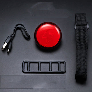 USB Rechargeable Bicycle Turn Signal Wireless Remote Control Mountain Bike Taillight - Phosgene