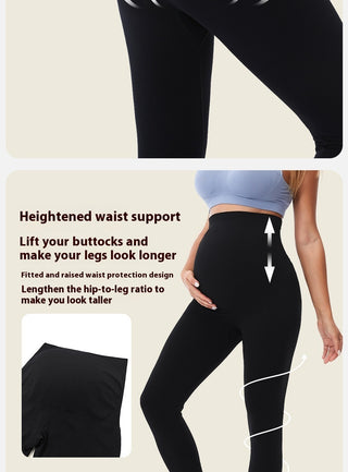 Tight Bottoming Yoga Clothes Belly Support High Elastic Hip Lifting Outer Wear Pregnant Phosgene