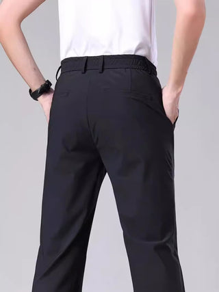 Casual Pants Men's Thin Business Stretch-fit Pants Phosgene