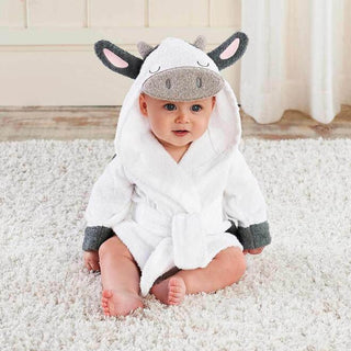 Cartoon Cute Animal Modeling Baby Bath Towels Baby Bathrobes Cotton Children's Bathrobes Baby Hooded - Phosgene