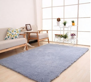 Living Room Rug Area Solid Carpet Fluffy Soft Home Decor White Plush Carpet Bedroom Carpet Kitchen Floor Mats White Rug Tapete - Phosgene