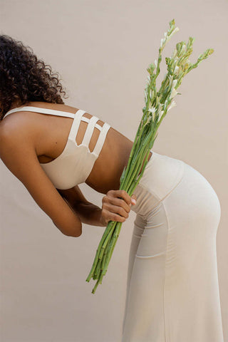 Yoga Suit Backless Spaghetti Straps Backless Bra Phosgene