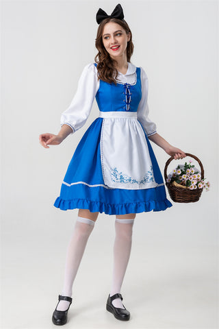 British European And American Farm Traditional Beer Maid Ware Halloween Cosplay Costume - Phosgene