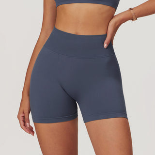 Seamless High Waist Yoga Shorts For Women Skinny Hip Raise - Phosgene