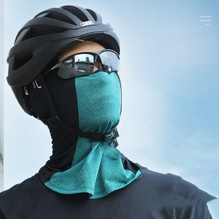 Sun Protection Ice Silk Headgear Mask Male - Phosgene