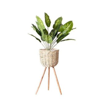 Floor - standing flowerpot straw furniture - Phosgene