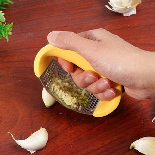 Stainless Steel Garlic Masher Garlic Press Household Manual Curve Fruit Vegetable Tools Kitchen Gadgets - Phosgene