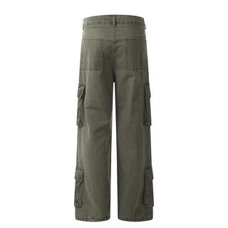 Fashion Personality Multi-pocket Cargo Pants Men Phosgene