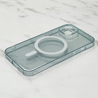 Transparent Glass Magnetic Magsafe Mobile Phone Case - Phosgene