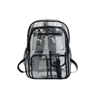 Transparent Backpack PVC Large Capacity Student Schoolbag Phosgene