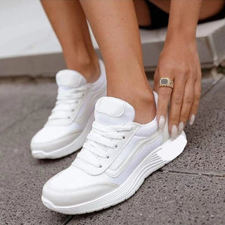 Lace-up Sports Style Low-top Shoes Women - Phosgene