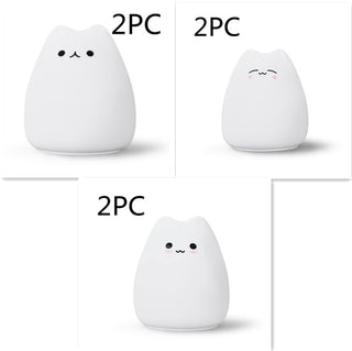 Silicone Touch Sensor LED Night Light For Children Baby Kids - Phosgene