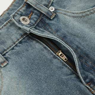 Pocket Flip-down Inside-out Wear Jeans Men Phosgene