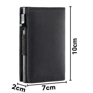 Men's Ultra-thin RFID Anti-theft Metal Card Sleeve - Phosgene