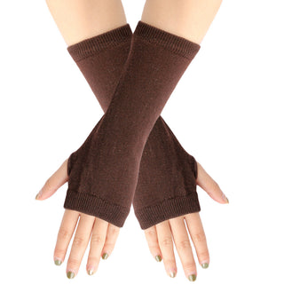 Knitted Finger-leaking Gloves Striped Thin - Phosgene