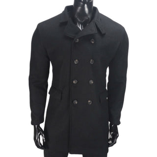 European And American New Plus Size Woolen Coat Men - Phosgene