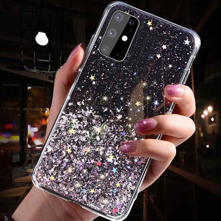 Samsung mobile phone case with gradual pink star - Phosgene