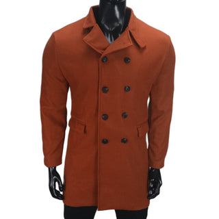 European And American New Plus Size Woolen Coat Men - Phosgene