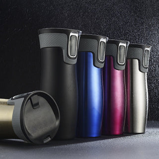 Vacuum Insulated Stainless Steel Travel Mugs Water Flask Thermal Tea Bottle - Phosgene